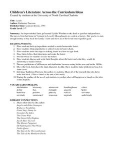 Lyddie Lesson Plan Lyddie Lesson Plan