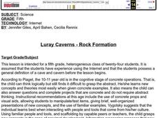 Luray Caverns - Rock Formation Lesson Plan Luray Caverns - Rock Formation Lesson Plan