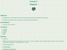 Magnets Lesson Plan Magnets Lesson Plan
