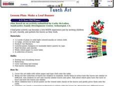 Make a Leaf Banner Lesson Plan Make a Leaf Banner Lesson Plan