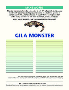 Make Words Lesson Plan Make Words Lesson Plan