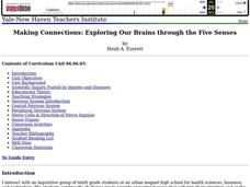 Making Connections: Exploring Our Brains through the Five Senses       Lesson Plan Making Connections: Exploring Our Brains through the Five Senses       Lesson Plan