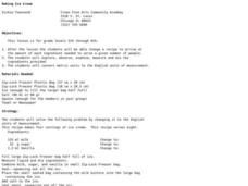 Making Ice Cream Lesson Plan Making Ice Cream Lesson Plan