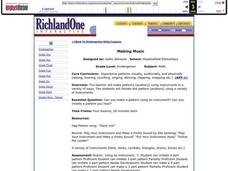 Making Music Lesson Plan Making Music Lesson Plan