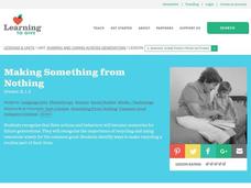 Making Something from Nothing Lesson Plan Making Something from Nothing Lesson Plan
