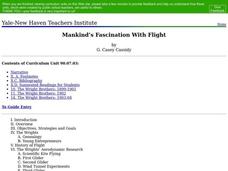 Mankind's Fascination With Flight Lesson Plan Mankind's Fascination With Flight Lesson Plan