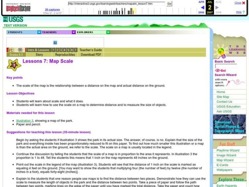 Map Scale Lesson Plan Map Scale Lesson Plan