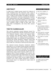Math Hunt Lesson Plan Math Hunt Lesson Plan