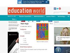 Math Magic Lesson Plan Math Magic Lesson Plan