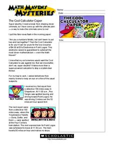 Math Maven's Mysteries Worksheet Math Maven's Mysteries Worksheet
