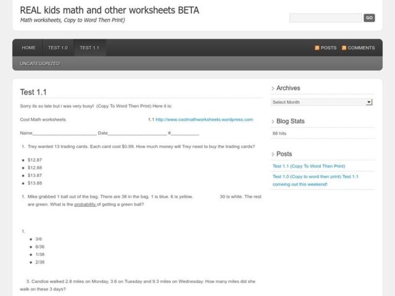Math Word Problems Worksheet Math Word Problems Worksheet