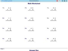 Math Worksheet 1: Multiplication Worksheet Math Worksheet 1: Multiplication Worksheet