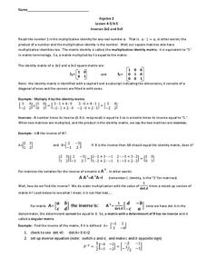 Matrices Worksheet Matrices Worksheet
