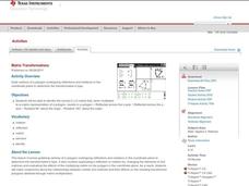 Matrix Transformations Lesson Plan Matrix Transformations Lesson Plan