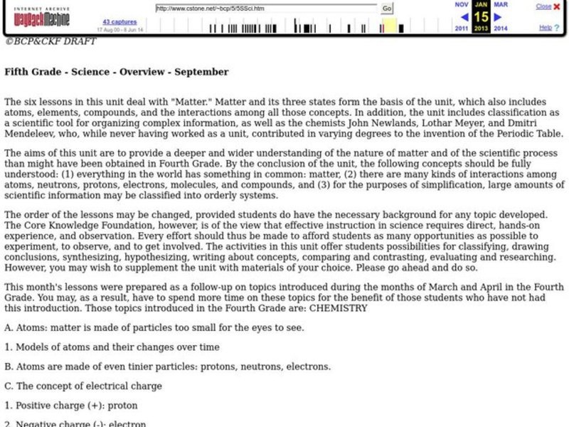 Matter Lesson Plan Matter Lesson Plan