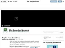 May the Force Be With You Lesson Plan May the Force Be With You Lesson Plan