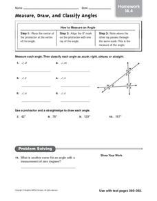 Measuring angles worksheet pdf with answers picture