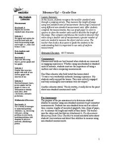 Measure Up! Lesson Plan for 1st Grade | Lesson Planet