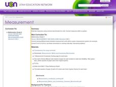 Measurement Lesson Plan Measurement Lesson Plan