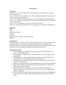 Measurement Activity Lesson Plan Measurement Activity Lesson Plan