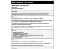 Measurement Scavenger Hunt Lesson Plan Measurement Scavenger Hunt Lesson Plan