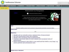 Measurement Via Triangulation Lesson Plan Measurement Via Triangulation Lesson Plan