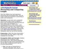 Measuring and Comparing Length Lesson Plan Measuring and Comparing Length Lesson Plan
