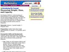 Measuring Weight, Mass, and Capacity Lesson Plan Measuring Weight, Mass, and Capacity Lesson Plan