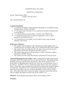 Media Literacy Skills  Lesson Plan Media Literacy Skills  Lesson Plan