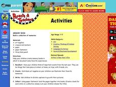 Memory Book Lesson Plan Memory Book Lesson Plan