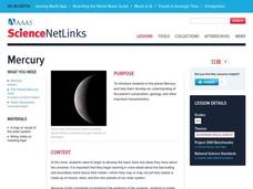 Mercury Lesson Plan Mercury Lesson Plan