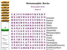 Metamorphic Rocks Worksheet Metamorphic Rocks Worksheet