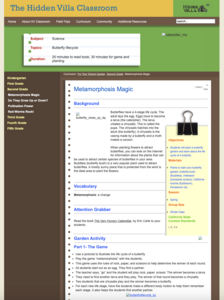 Metamorphosis Magic Lesson Plan Metamorphosis Magic Lesson Plan