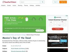 Mexico's Day of the Dead Lesson Plan Mexico's Day of the Dead Lesson Plan