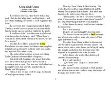 Mice and Beans Handout Mice and Beans Handout