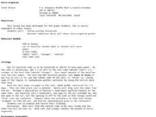 Micro-organisms Lesson Plan Micro-organisms Lesson Plan