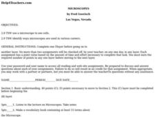 Microscopes Lesson Plan Microscopes Lesson Plan