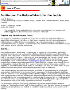 Architecture: The Badge of Identity for Our Society Lesson Plan Architecture: The Badge of Identity for Our Society Lesson Plan