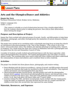 Arts and the Olympics/Dance and Athletics Lesson Plan Arts and the Olympics/Dance and Athletics Lesson Plan