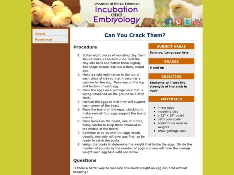 Can You Crack Them? Lesson Plan Can You Crack Them? Lesson Plan
