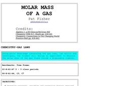 Molar Mass Lesson Plan Molar Mass Lesson Plan