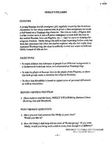 Molly's Pilgrim Lesson Plan Molly's Pilgrim Lesson Plan