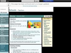 Money Lesson Plan Money Lesson Plan
