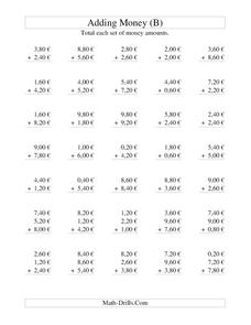 Money Addition (B) Lesson Plan Money Addition (B) Lesson Plan