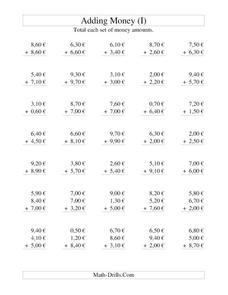 Money Addition (I) Lesson Plan Money Addition (I) Lesson Plan