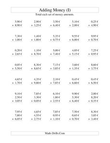 Money Addition (I) Lesson Plan Money Addition (I) Lesson Plan