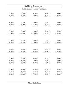 Money Addition (J) Lesson Plan Money Addition (J) Lesson Plan