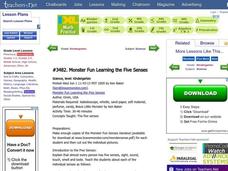 Monster Fun Learning the Five Senses Lesson Plan Monster Fun Learning the Five Senses Lesson Plan