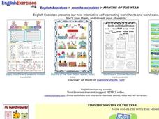 Months of the Year Interactive Months of the Year Interactive