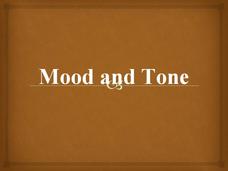 Mood and Tone PPT Mood and Tone PPT